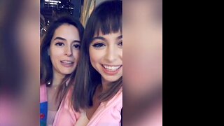Sexy Riley Reid together with her BFF Abbie Maley seduce a lucky distance from